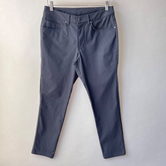 Lululemon ABC Slim-Fit Pant Warpstreme , Dark Grey , Size 30 B181 - Picture 1 of 10